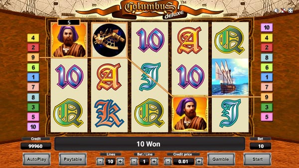 Columbus Deluxe Slot Win